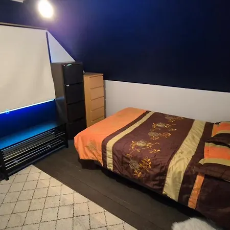 Bedroom With Private Living Bergen